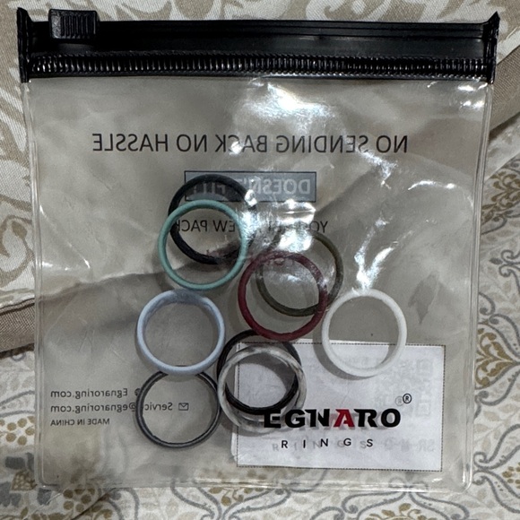 Genaro Silicone Rings Multi-Color Set - Picture 2 of 2